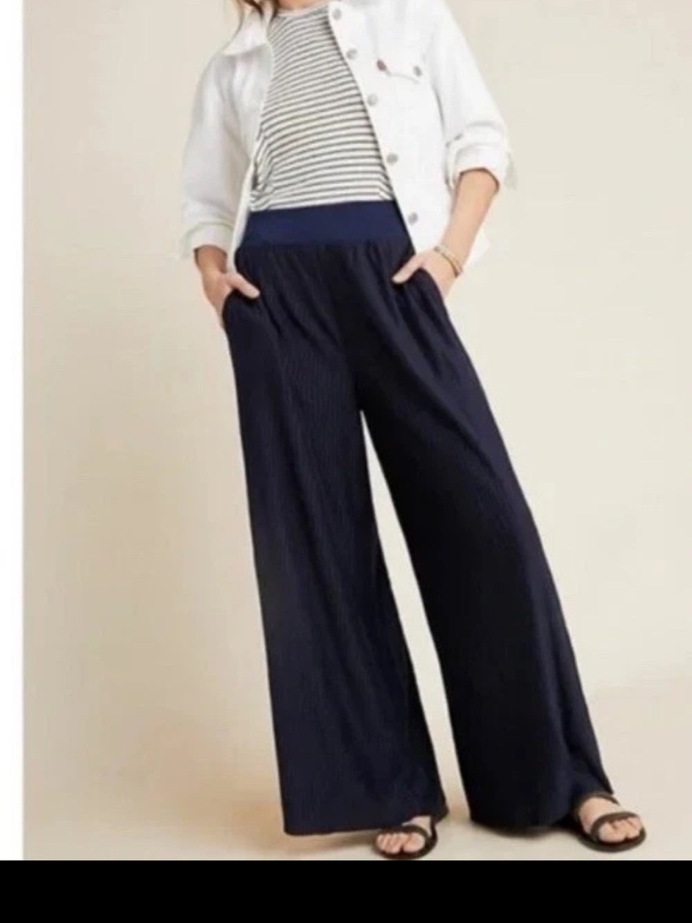Anthropologie Delano wide leg pant s